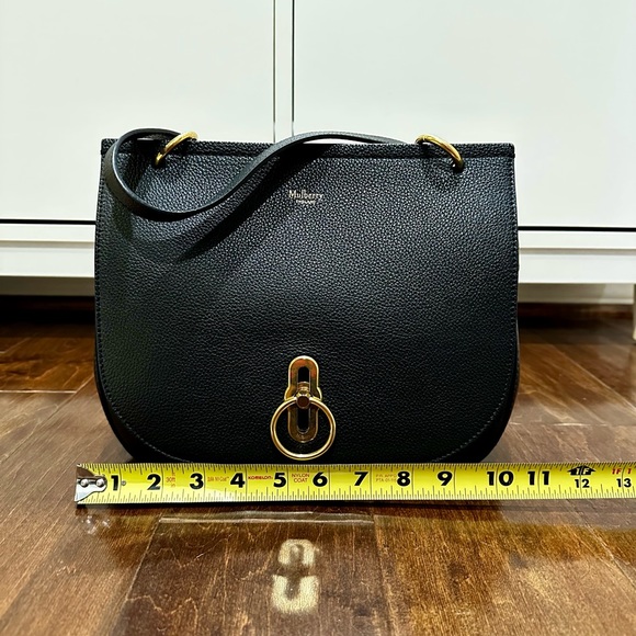 ** SOLD** Mulberry Amberley Satchel Classic, Black, Small - Picture 15 of 16